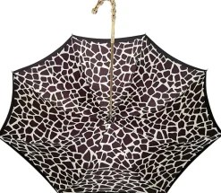 Animalier giraffato - Ombrello elegante e impreziosito da 14 grandi cr