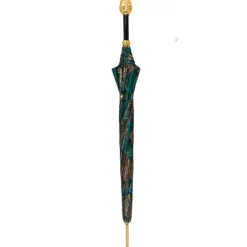 Artistic Paisley Umbrella with Luxurious "The Four Noble Truths" Handl