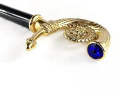 Bastone da collezione con Swarovski color zaffiro