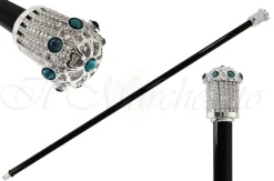 Bastone di lusso con cristalli Montana