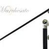 Bastone di lusso con cristalli multicolore