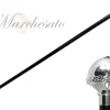 Bastone elegante con pomolo placcato argento