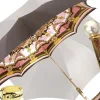 Beautiful Red Women's Umbrella con Peacock Design Hight Quality Luxury Umbrella