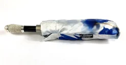 Bellissimo ombrello pieghevole con papaveri blu