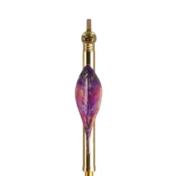 Blushing Elegance: Pink Umbrella with Delicate Floral Accents
