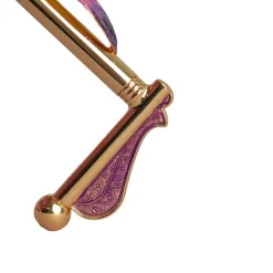 Blushing Elegance: Pink Umbrella with Delicate Floral Accents