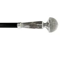 Brillante bastone da passeggio con cristalli Swarovski incastonati
