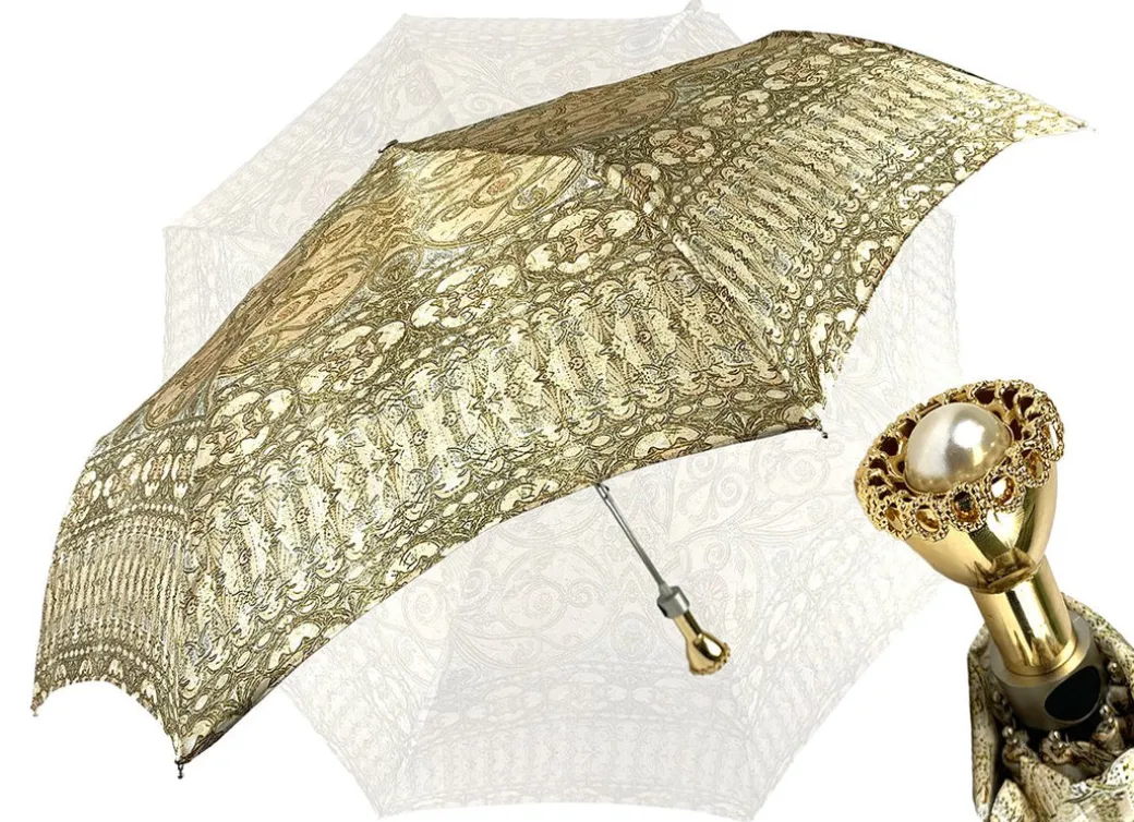 Brillante design barocco - Ombrello pieghevole da donna