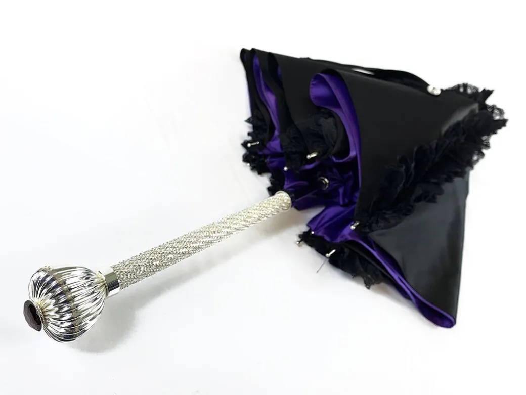 Collezione limitata - ombrello con pizzo nero - esclusivo "ilMarchesat