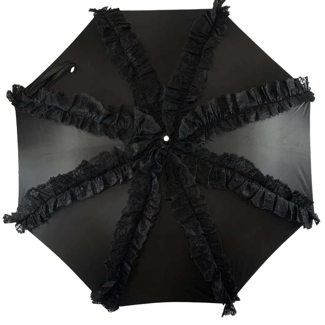 Collezione limitata - ombrello con pizzo nero - esclusivo "ilMarchesat