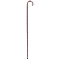 Crook Walking Cane Encrust di cristalli di zaffiro