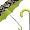 Damasco nero alla moda con verde fantastico