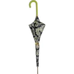 Damasco nero alla moda con verde fantastico