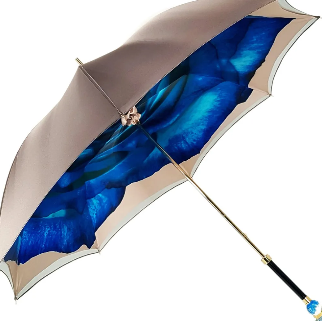 Delfino dipinto a mano - Fantasia Rosa grande blu