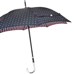 Design esclusivo ombrello con manico argento placcato
