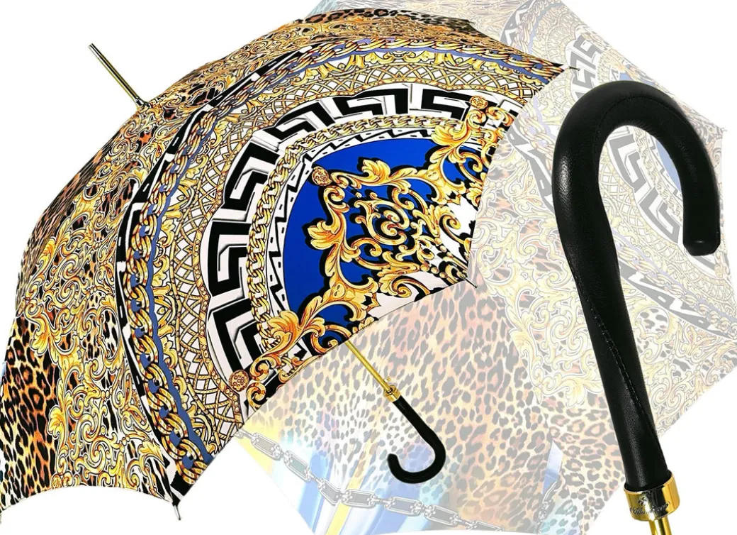Disegno Geometrico - ombrello esclusivo leopardato