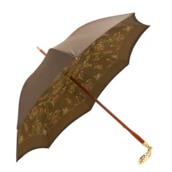 Double Cloth Men's Umbrella - 24K Goldplated handle