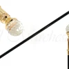 Elegante bastone da passeggio da cerimonia dorato