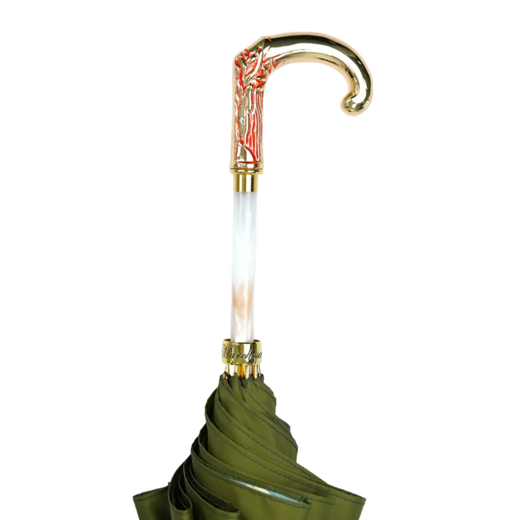 Elevated Elegance: Exclusive Hot Air Balloon Design Umbrella with Gold