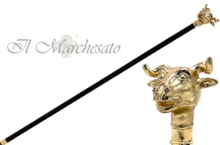Esclusivo Toro dorato 24K - Bastone da collezione