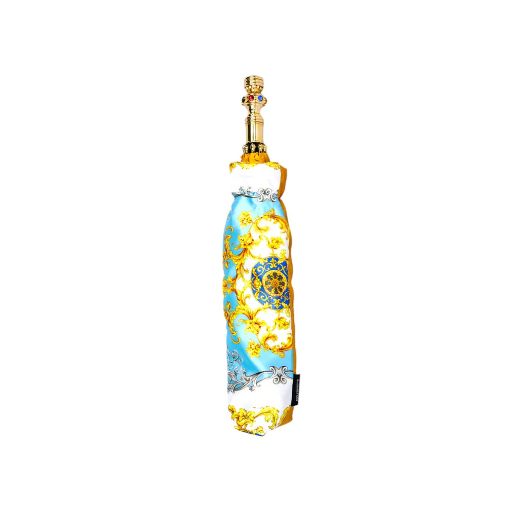 Exclusive Italian collection with gold plated rainbow handle