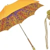 Fantastico ombrello arancione con stampa leopardata