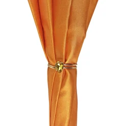Fantastico ombrello arancione con stampa leopardata