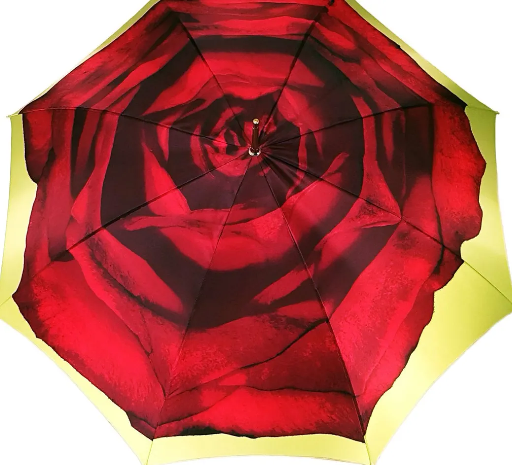 Fantastico ombrello rosa rossa