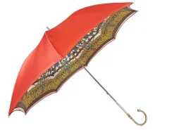 Fantastico ombrello rosso con stile egiziano