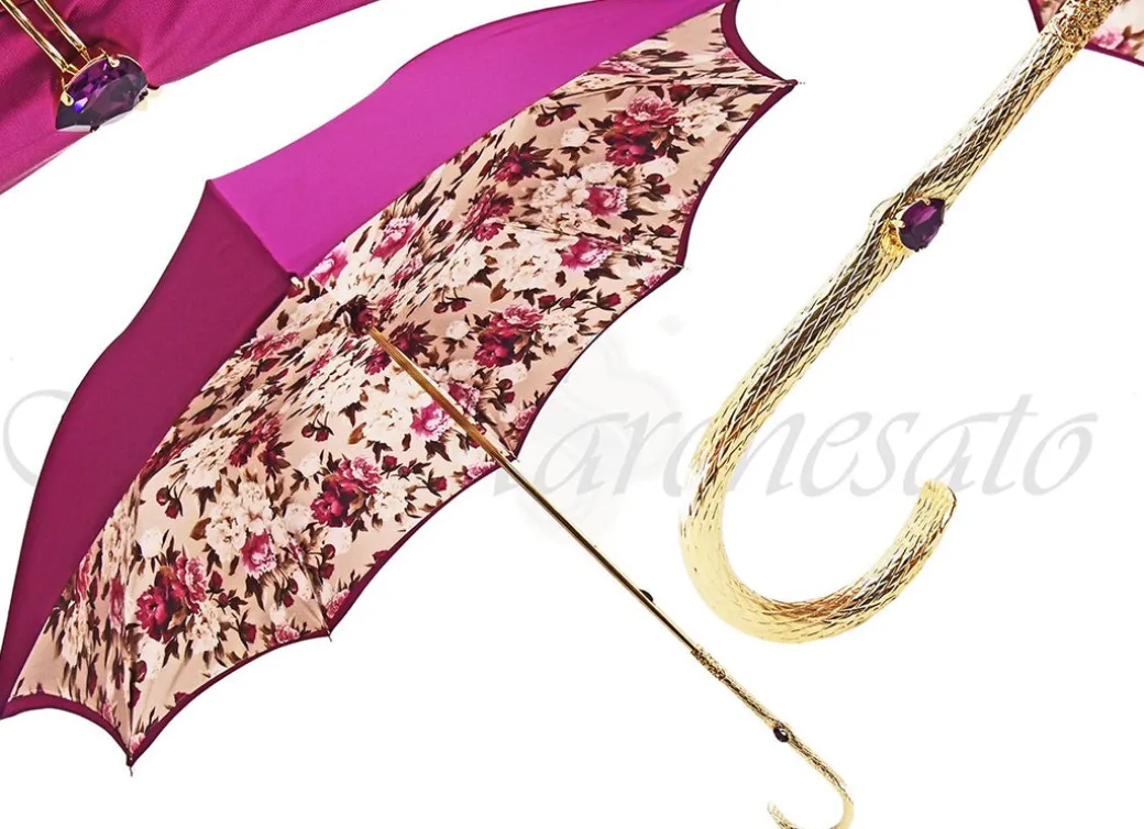 Fiorito Signore Di Lusso Ombrello Di Alta Qualità Della Moda Italiana Ombrello