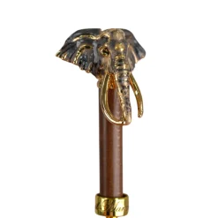 Golden Elephant Umbrella for a Bold and Exotic Look