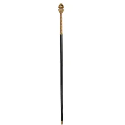 Golden Majesty: 24K Gold-Plated Walking Canes with Crystal Elegance