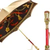 Golden Touch Umbrellas: Exquisite Artisan-Made Canopies with Crystal-A