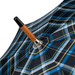 Handcrafted Cotton Umbrella - Natural Chestnut Root Handle il Marchesato Designer