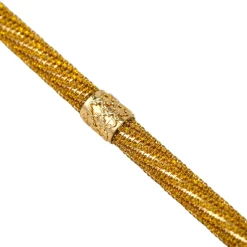 Handmade Topaz Crystal-Encrusted Walking Cane