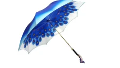 il Marchesato Blue Peacock Umbrella Ombrello da donna alla moda eccezionale