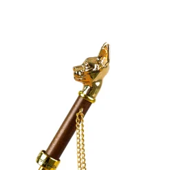il Marchesato Umbrella with 24K Gold plated Cat Handle