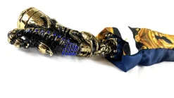 Impugnatura esclusiva con scorpione dorato 24K e abbellito con cristal
