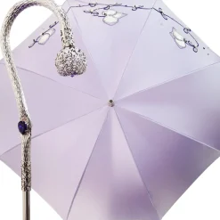 La bella Stoffa Doppia l'Ombrello Delle donne Lilla, l'italiano disegna l'ombrello Alla moda