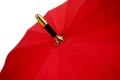 LIMITED COLLECTION - Exclusive Red Umbrella with Jeweled Panther Handl