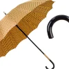 LIMITED COLLECTION - Jaquard polka dot gold umbrella