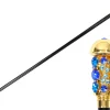 Luxurious Italian Tradition: 24K Gold-Plated Walking Cane Embellished
