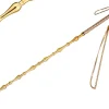 Luxury Gold Plodato 24K a piedi