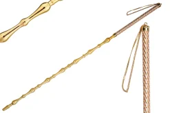 Luxury Gold Plodato 24K a piedi
