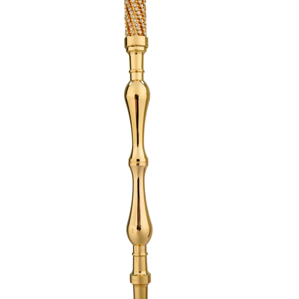 Luxury Gold Plodato 24K a piedi