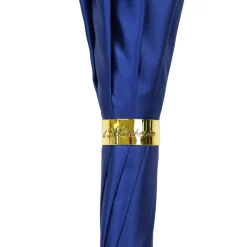 Luxury in Rain: Handmade Umbrellas featuring 24K Gold-Plated Crystal H