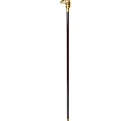 Luxury Walking Stick with Gold-Plated Camel Handle