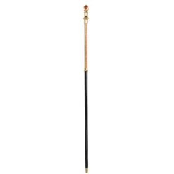 Majestic cane 24K goldplated with crystals - Limited collection