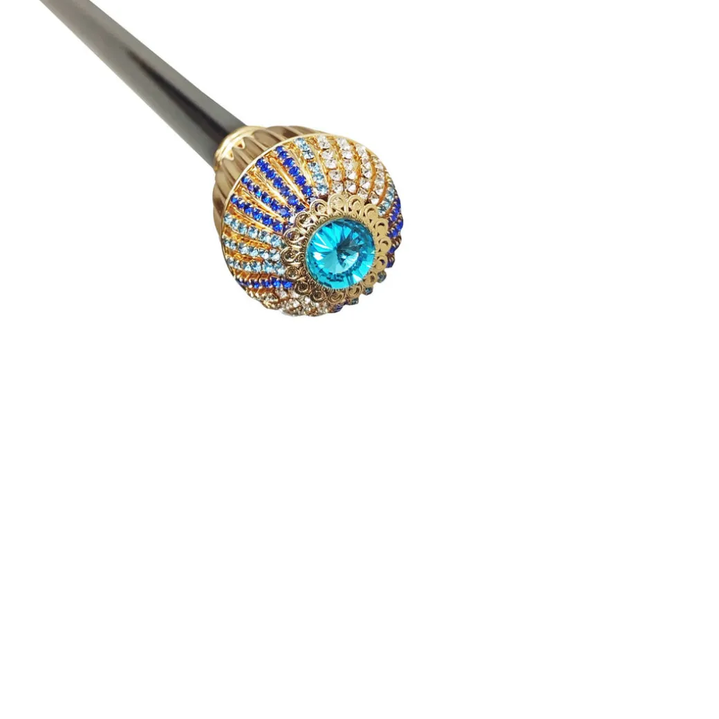 Manico a bosco multicolore - 24k Gold placcato