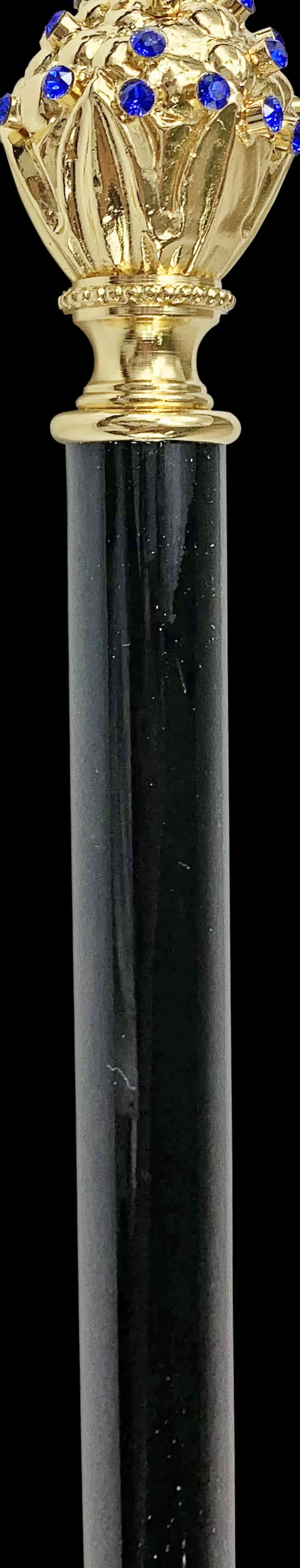 Manopola Milord con maestosi cristalli blu
